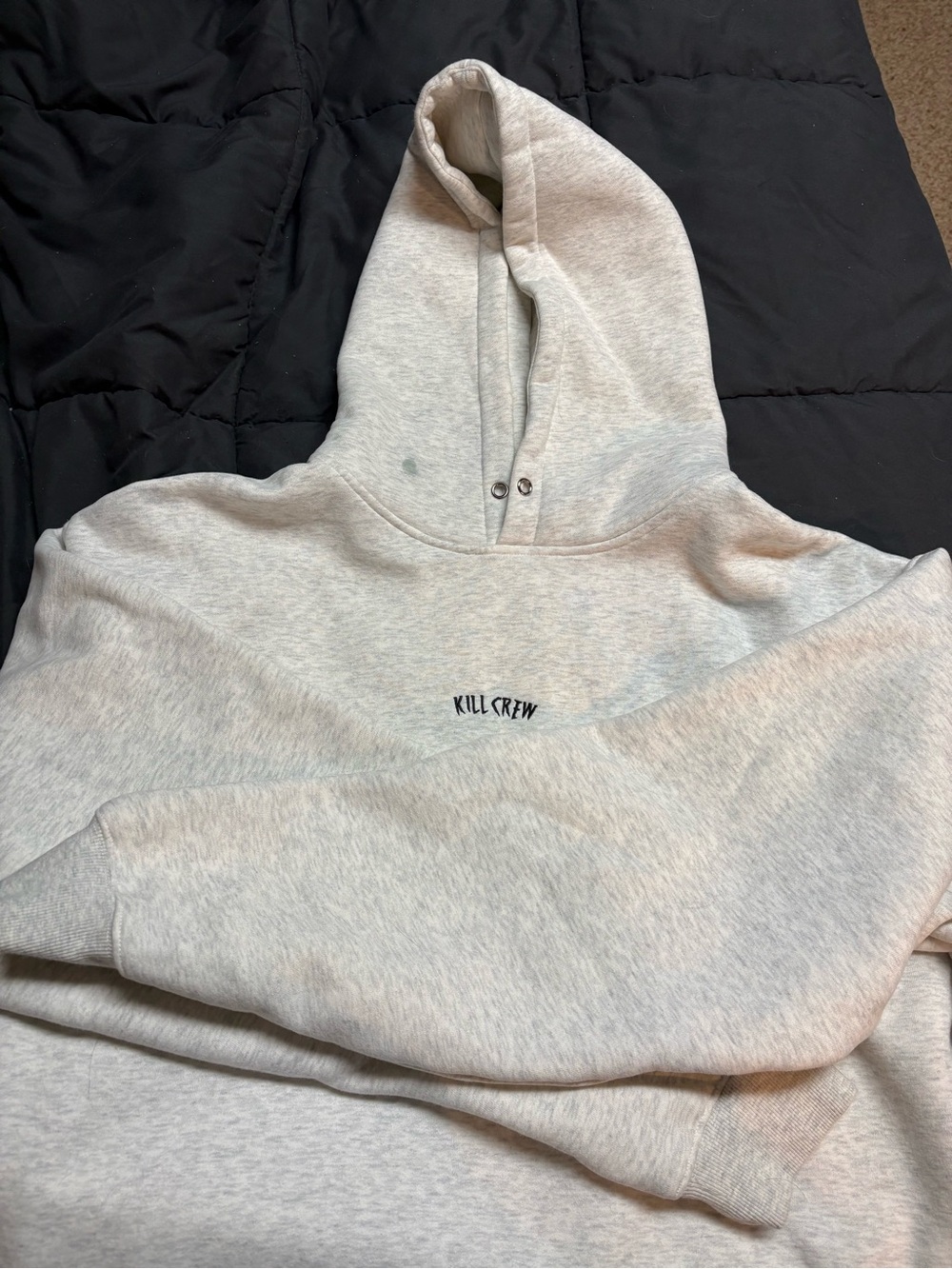 Kill Crew Light Gray Hoodie